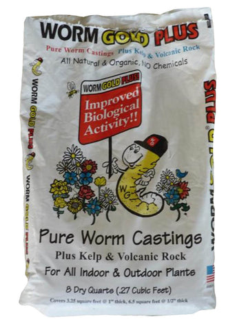 Worm Gold Worm Castings Plus