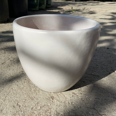 White Glazed Liberty Bell - 7.5"