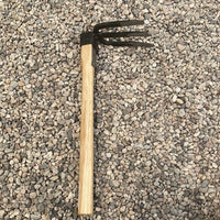 Japanese Forked Hand Hoe Tool Side