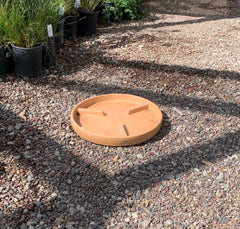 8" Deep Rib Saucer