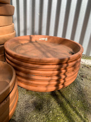 14" Deco saucer