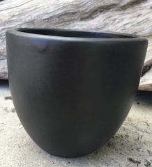 5.5" Smooth Liberty Bell Pot Matte Black