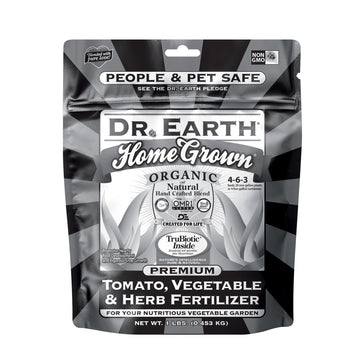 Dr. Earth Premium Gold Tomato, Vegetable, & Herb Fertilizer 4-6-3 1 LB