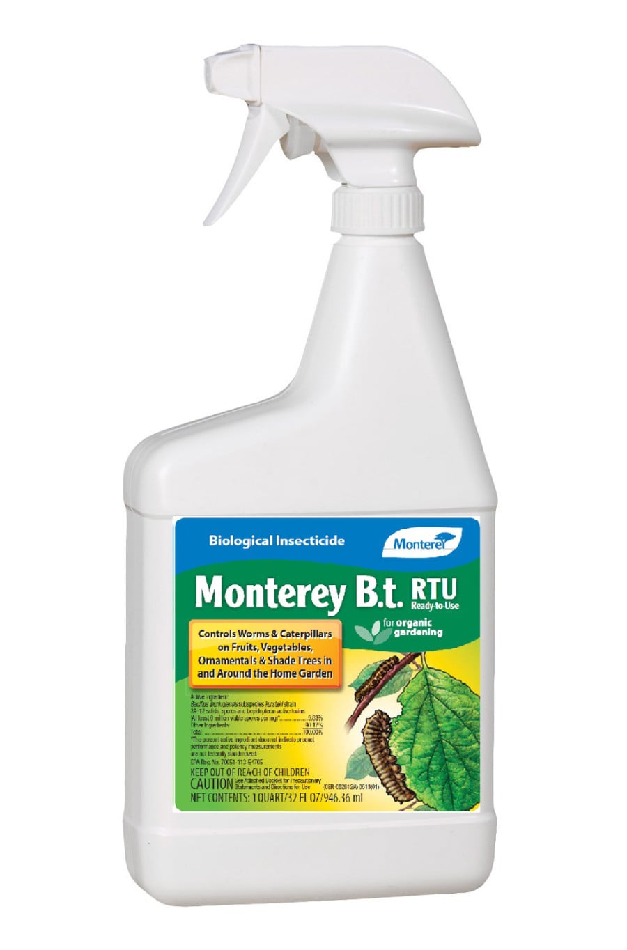 Monterey B.T. Biological Insecticide Ready To Use Organic