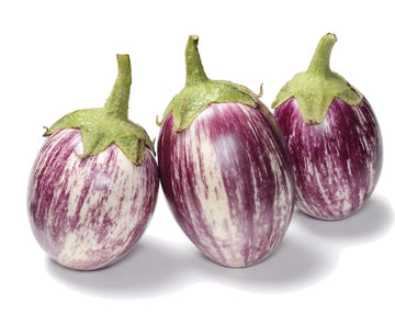 Organic Listada de Gandia Eggplant - Solanum melongena