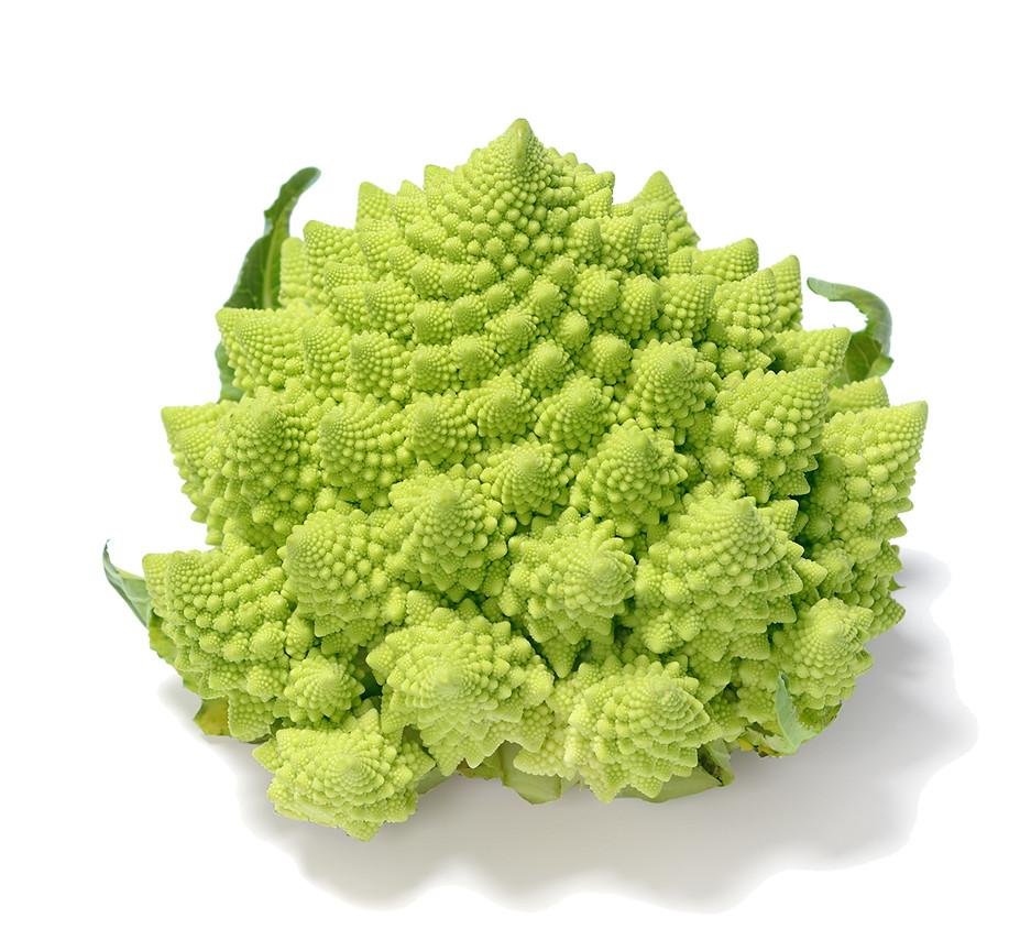 Organic Romanesco Broccoli - Brassica oleracea 